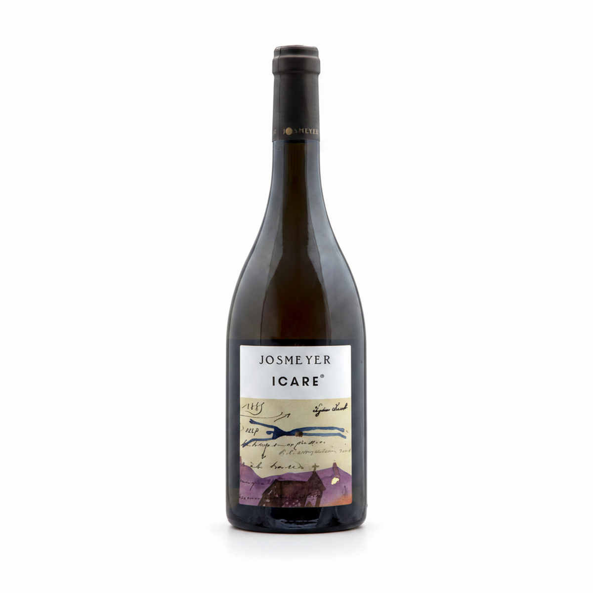 Bouteille d'Icare, vin blanc d'Alsace en biodynamie – Domaine Josmeyer